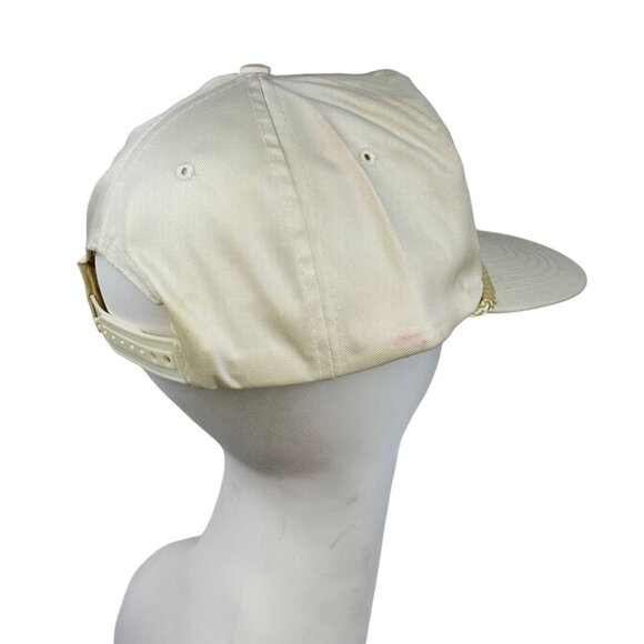 Vintage John Andretti Snapback Baseball Hat Cap Fan Club OSFA Embroidered White - Picture 11 of 16